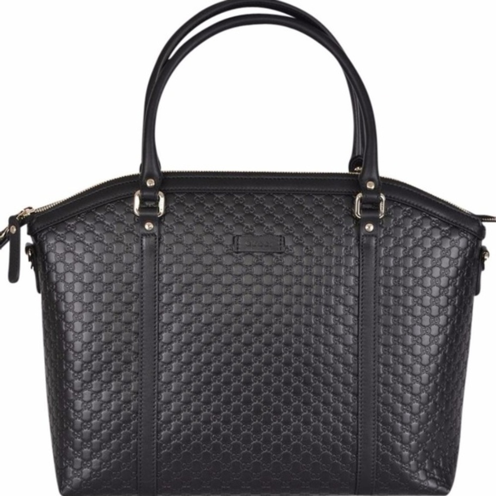 MICRO GUCCISSIMA LEATHER HAND BAG W/SHOULDER STRAP